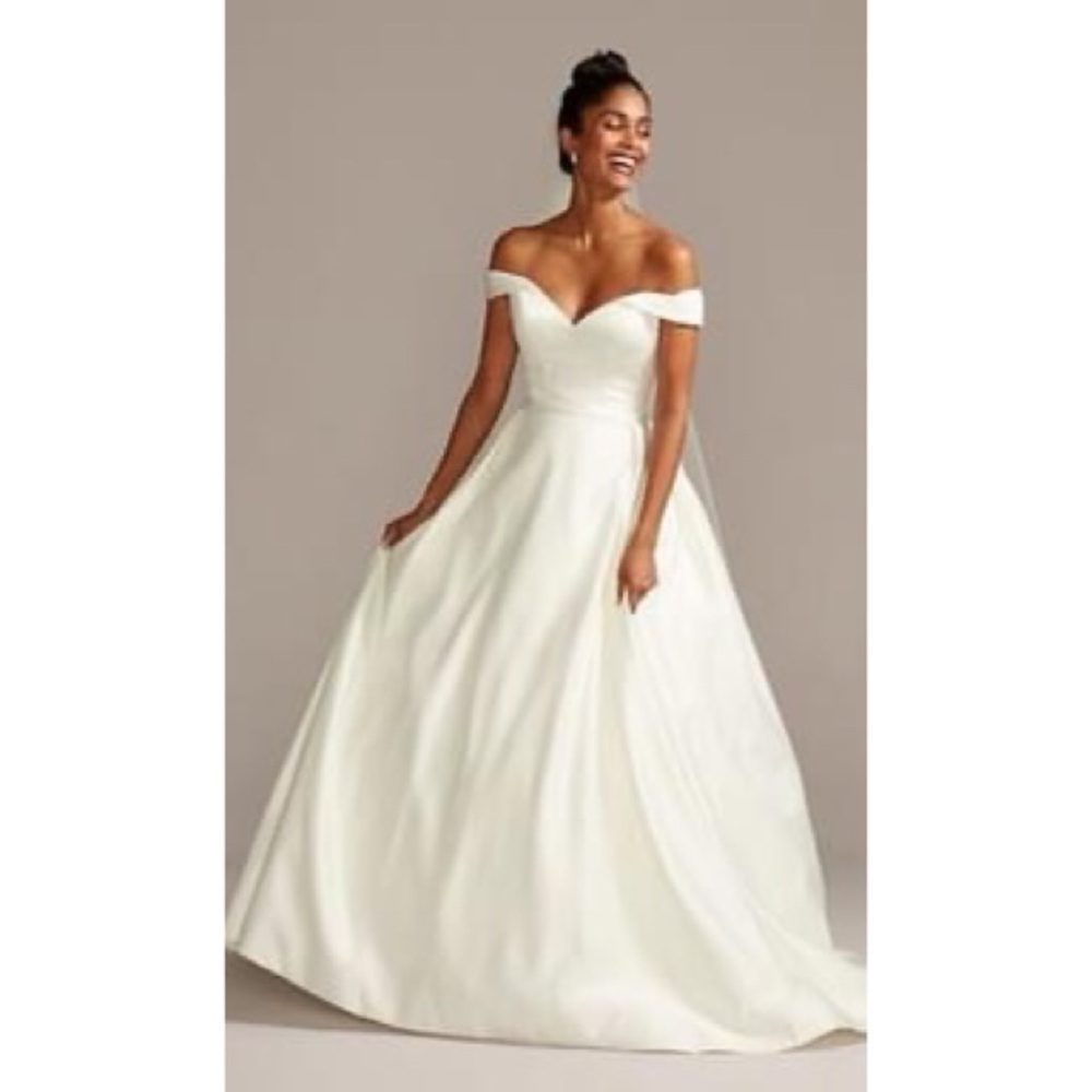 NWT David’s Bridal Wedding Dress - Ivory